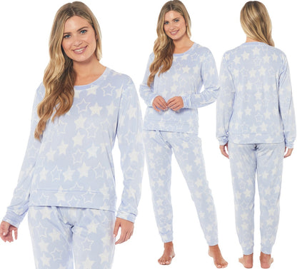 LADIES PYJAMA SET SOFT & COSY WARM Size 8-22 PYJAMAS **NEW* STOCK **