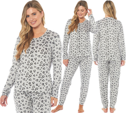 LADIES PYJAMA SET SOFT & COSY WARM Size 8-22 PYJAMAS **NEW* STOCK **