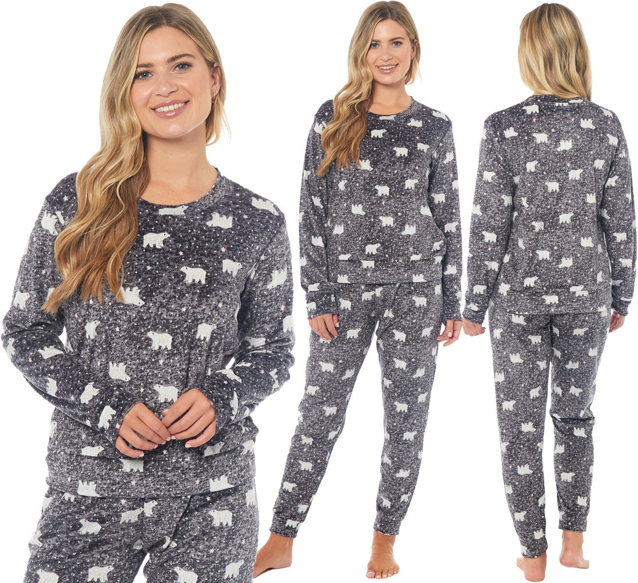 LADIES PYJAMA SET SOFT & COSY WARM Size 8-22 PYJAMAS **NEW* STOCK **