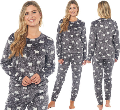 LADIES PYJAMA SET SOFT & COSY WARM Size 8-22 PYJAMAS **NEW* STOCK **